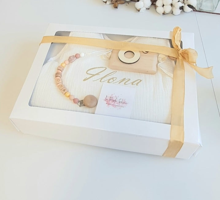 Coffret cadeau naissance  personnalisé