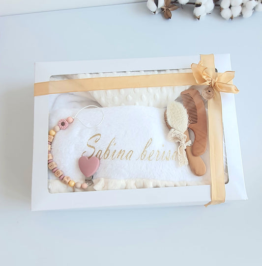 Coffret cadeau naissance  personnalisé