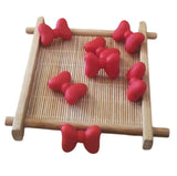 Noeud rouge en silicone en disney minnie pour confection attache tétitne