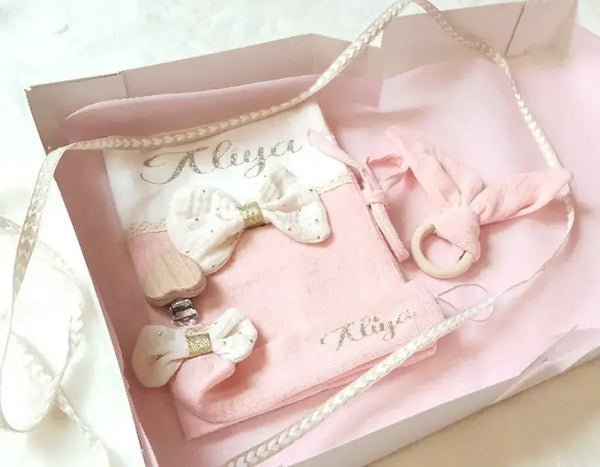 coffret naissance bébé fille complet personnalisé