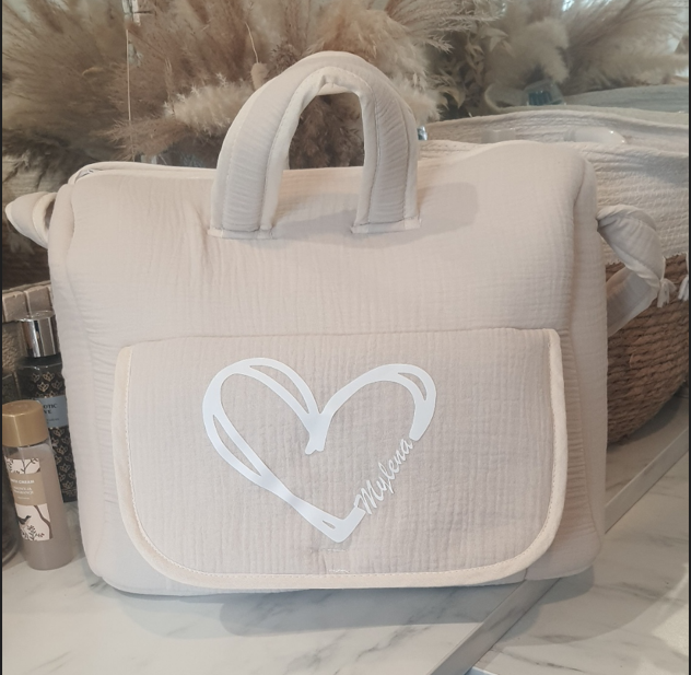 Sac à Langer bébé Personnalisé en gaz de coton